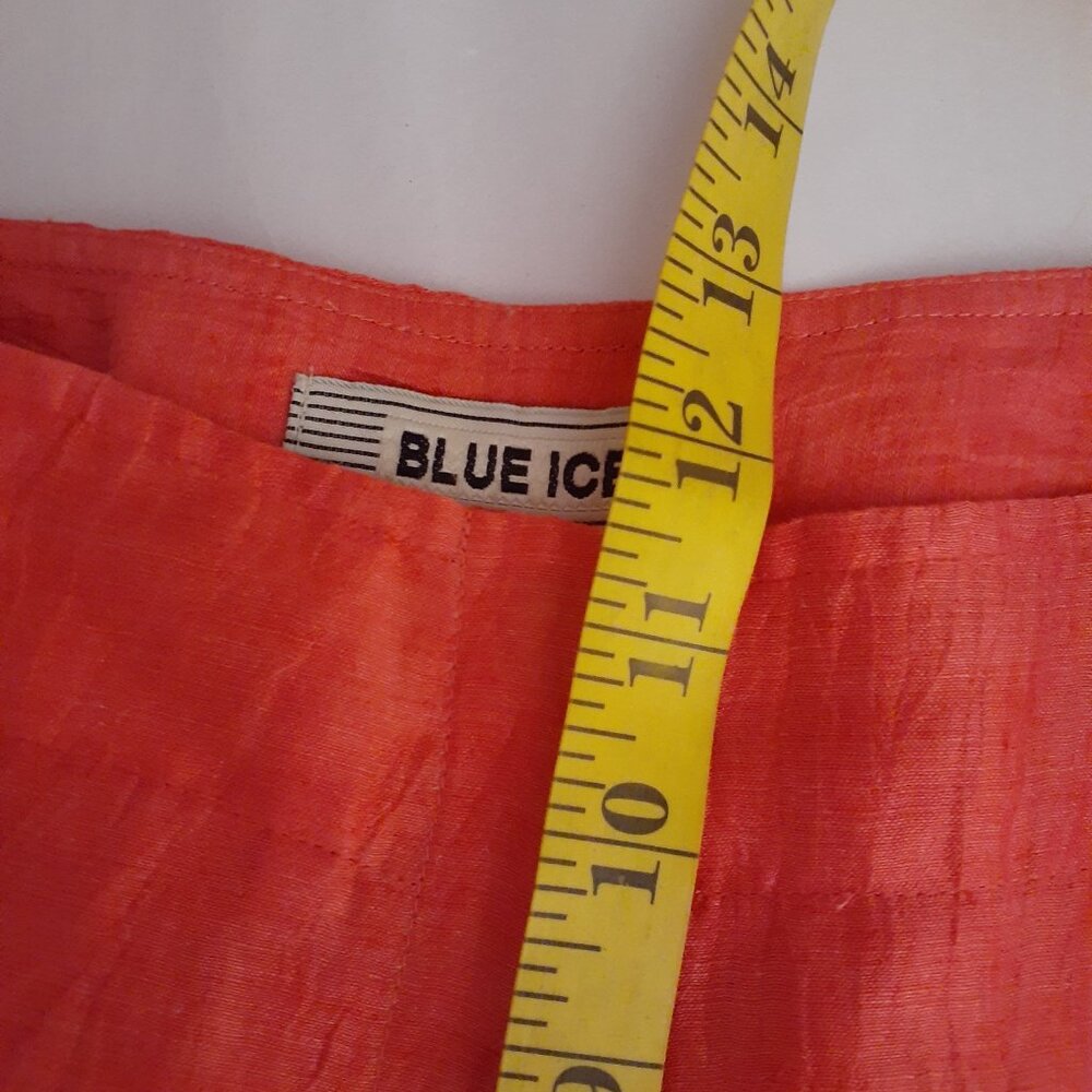 Blue Ice Crinkle Cropped Pants - Picture 11 of 13